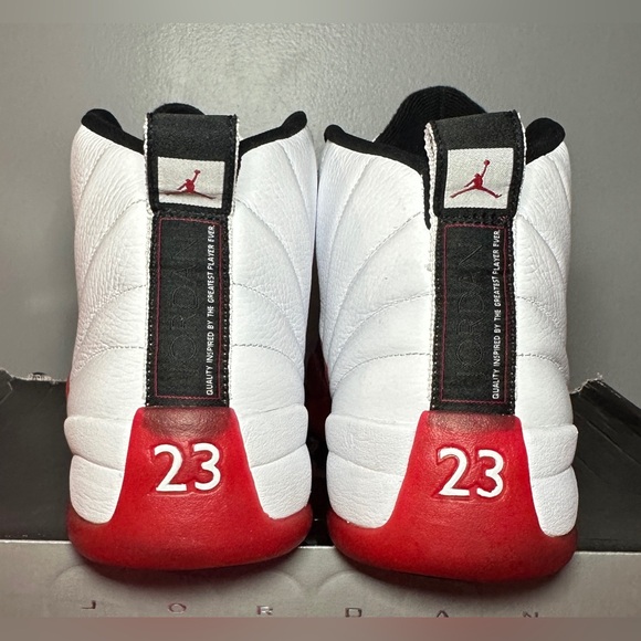 Size 13 - Air Jordan 12 Retro 2009 Cherry - Picture 3 of 8